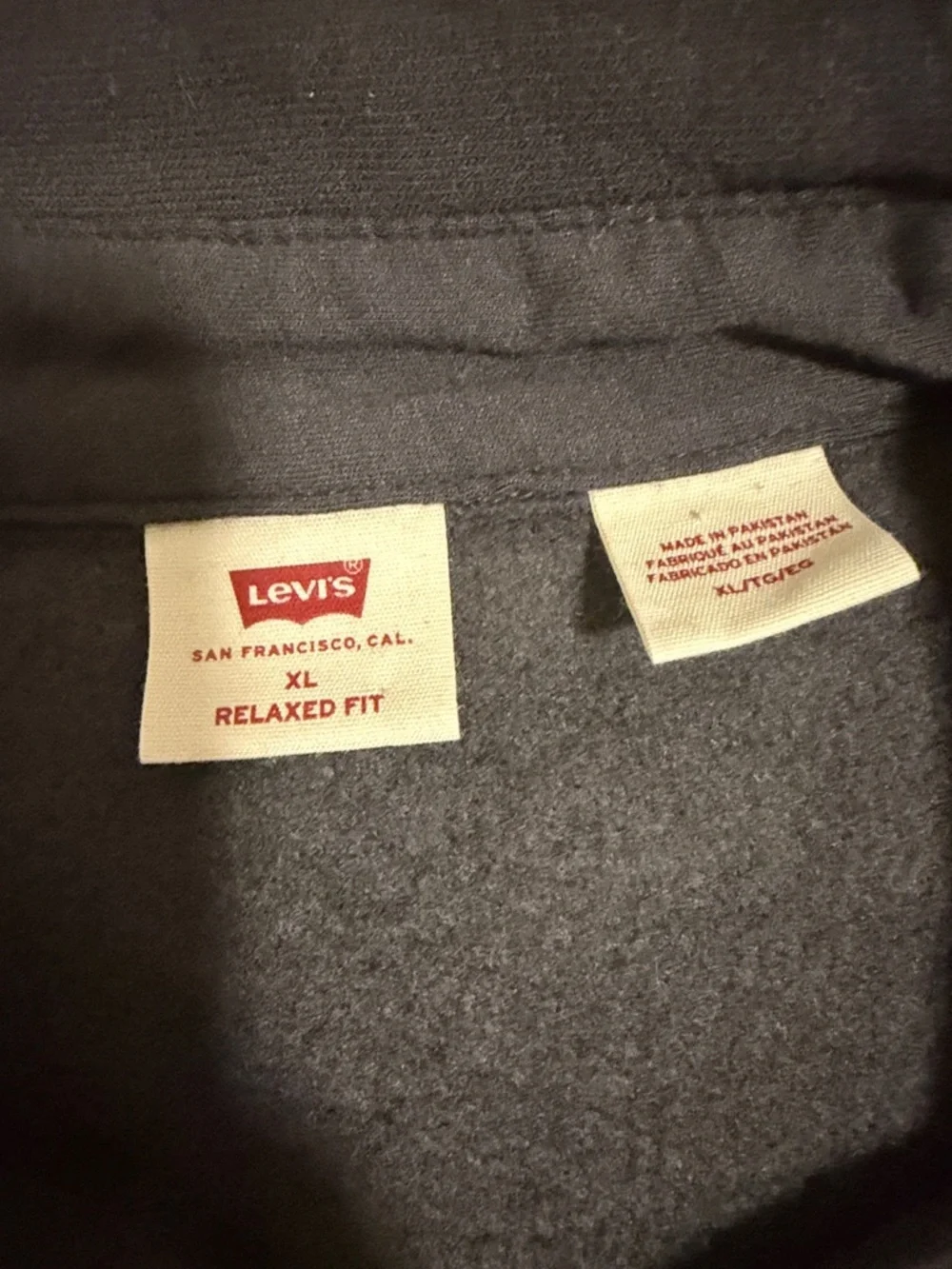Levi’s Norwood Long Sleeve Worker Shirt Jacket Men’s XL Gray Cotton Blend
